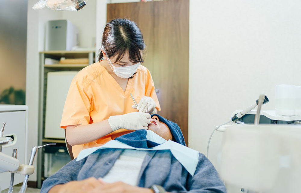 治療後は定期的にメインテナンスを